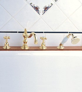 Herbeau - Royale Roman Tub Set 4-Hole Deck Mounted