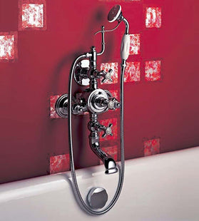 Herbeau - Royale Exposed Tub & Shower Thermostatic Mixer Wall Mounted