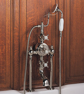 Herbeau - Royale Exposed Tub & Shower Thermostatic Mixer Deck Mounted