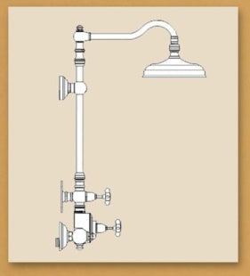 Herbeau - Royale Exposed Thermostatic Shower