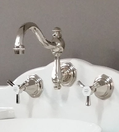 Herbeau - Monarque Wall Mounted 3-Hole Set Without Waste