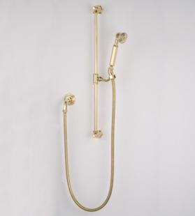 Herbeau - Monarque Slide Bar with Personal Hand Shower and Wall Elbow