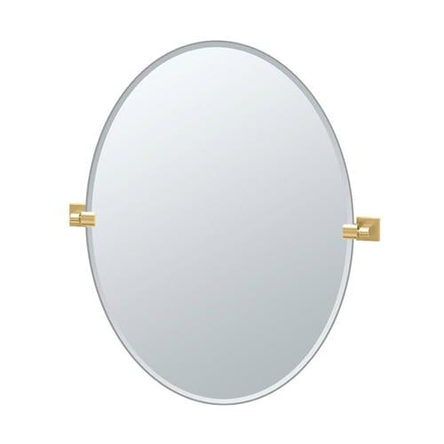 Gatco - Elevate 32 Inch H Frameless Oval Mirror