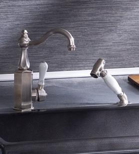 Herbeau - Monarque With Hand Spray Single Lever Mixer With Ceramic Cartridge
