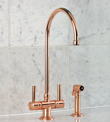 Herbeau - Lille Single Hole Kitchen Mixer with Handspray