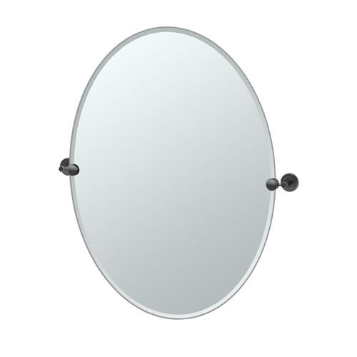 Gatco - Latitude2 32 Inch H Frameless Oval Mirror