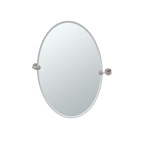 Gatco - Latitude2 26.5 Inch H Frameless Oval Mirror