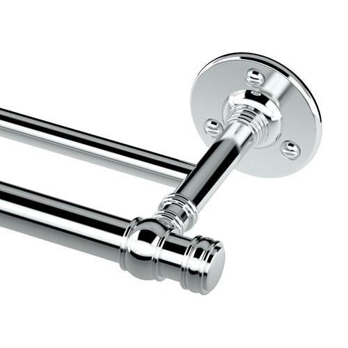 Gatco - Cafe 24 Inch L Double Towel Bar, Chrome