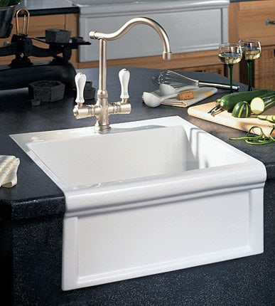 Herbeau - Petite Luberon Fireclay Farmhouse Sink