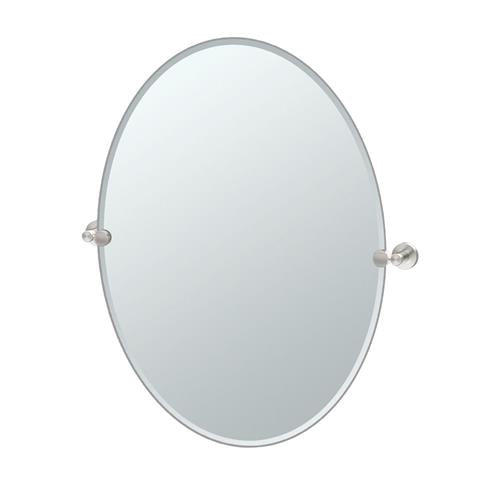 Gatco - Glam 32 Inch H Frameless Oval Mirror