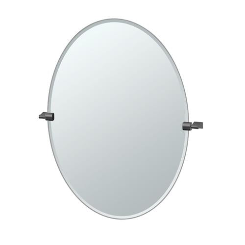 Gatco - Bleu 32 Inch H Frameless Oval Mirror