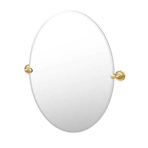 Gatco - Designer II 32 Inch H Frameless Oval Mirror