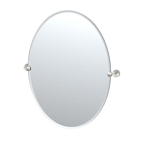 Gatco - Sky 32 Inch H Frameless Oval Mirror