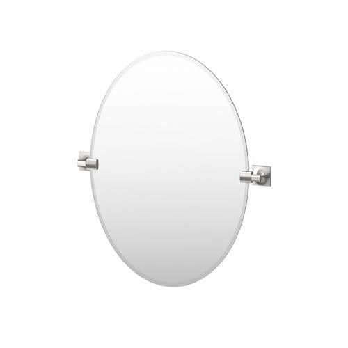 Gatco - Waterline 26.5 Inch H Frameless Oval Mirror