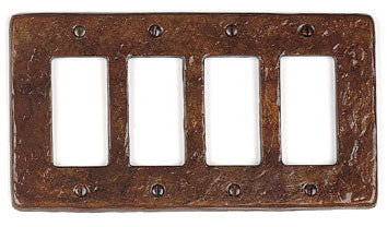 Soko By Jaye - Accents Decora Style Quadruple Wall Plate Cover 6-1/2w x 4-1/2h