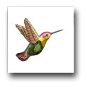 Ceramic Tile Trends - Hummingbirds / White Background