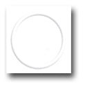 Ceramic Tile Trends - Circles in Relief / Matte White B