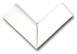Ceramic Tile Trends - Countertop In Corners (Set of 2) Almond/White