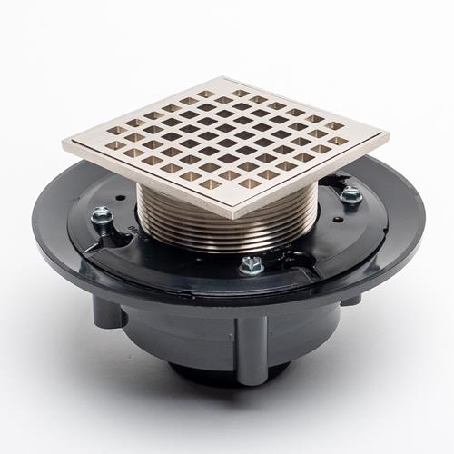 Trim By Design - 2 Inch Abs Floor Drain W/5 Inch Square Top