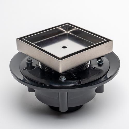 Trim By Design - 2 Inch Abs Floor Drain W/5 Inch Square Top