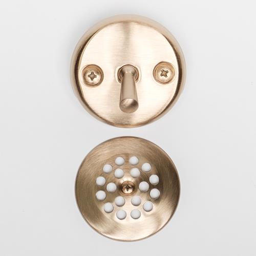 Do it 2 In. Dome Cover Tub Drain Strainer with Brushed Nickel