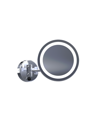 Baci by Remcraft - Basic round double arm wall mirror 5X