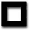 Ceramic Tile Trends - Finestre Black / 2 Inch Opening