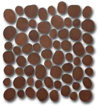 Ceramic Tile Trends - Pebbles Matte Chocolate