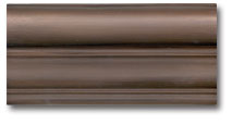 Ceramic Tile Trends - Large Molding Matte Chocolate