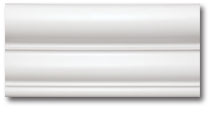 Ceramic Tile Trends - Large Molding Bright White