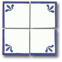 Ceramic Tile Trends - Acapulco Beach Field Pool Tile (set of 4) 3 X 3 Inch each