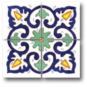 Ceramic Tile Trends - South Beach - Pool Tile (set of 4) 3 Inch X 3 Inch each
