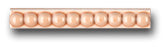 Ceramic Tile Trends - String of Perls Peach