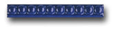 Ceramic Tile Trends - String of Perls Cobalt Blue