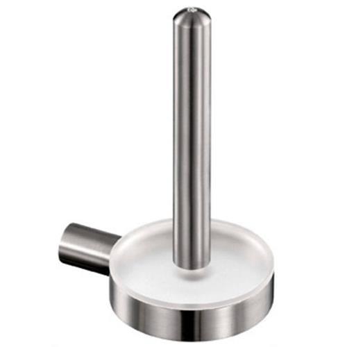 Cool Lines - Crystal Steel Toilet Paper Holder-Post Style