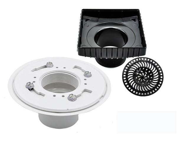 Mountain Plumbing - Select Series Shower Drains - Kit 1 - PVC Drain Rough Body