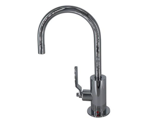 Mountain Plumbing - Hot Water Faucet with Contemporary Round Body & Industrial Lever Handle