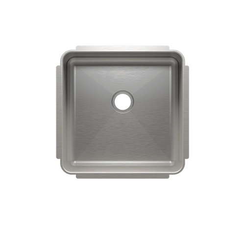 Julien - Classic bar sink undermount 2 inch drain, single 15X15X7