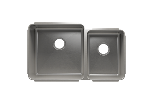 Julien - Classic sink undermount, double L18X18X10 R12X16X8