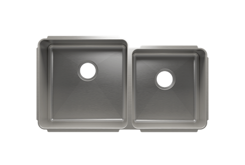 Julien - Classic sink undermount, double L18X18X10 R15X16X8