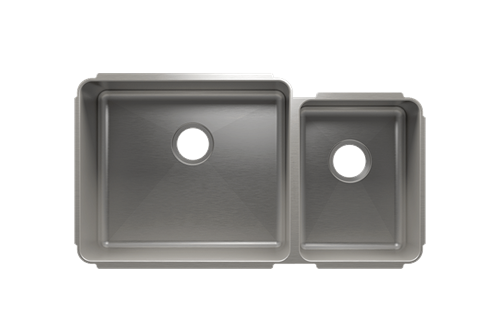 Julien - Classic sink undermount, double L21X18X10 R12X16X8