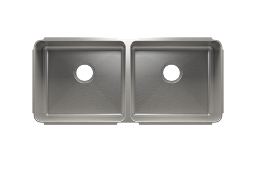 Julien - Classic sink undermount, double L18X16X8 R18X16X8