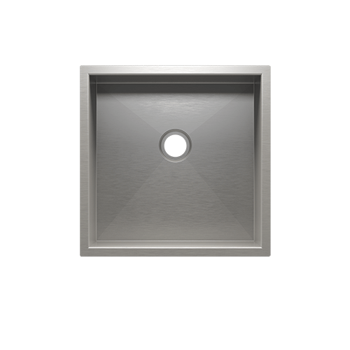 Julien - UrbanEdge bar sink undermount 2 inch drain, single 15X15X7