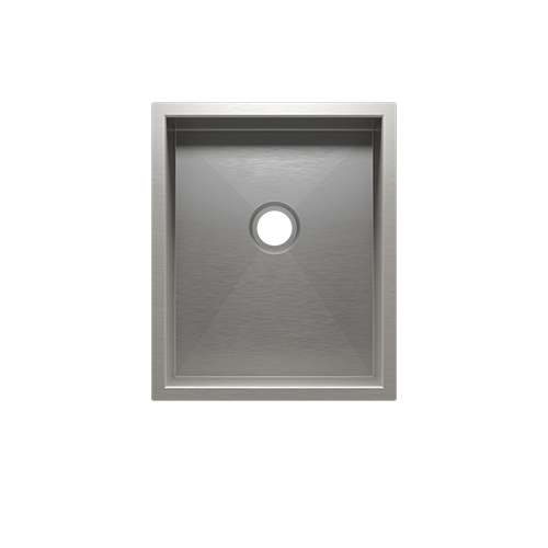 Julien - UrbanEdge bar sink undermount 2 inch drain, single 12X15X7