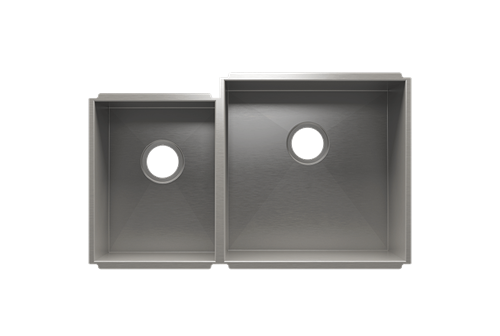 Julien - UrbanEdge sink undermount, double L12X16X8 R18X18X10