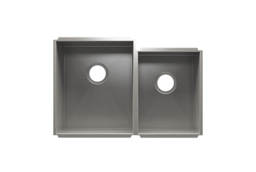 Julien - UrbanEdge sink undermount, double L15X18X10 R12X16X8