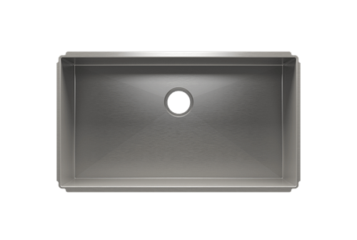 Julien - J7 sink undermount, single 33X18X10