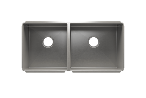 Julien - J7 sink undermount, double L15X16X8 R18X16X8