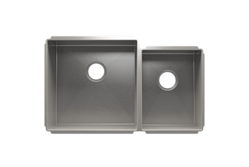 Julien - J7 sink undermount, double L18X18X10 R12X16X8