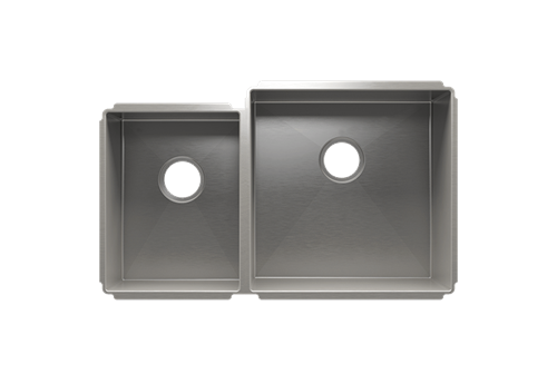 Julien - J7 sink undermount, double L12X16X8 R18X18X10